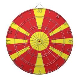 北マケドニア国旗 ダーツボード