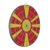 北マケドニア国旗 ダーツボード (正面左)