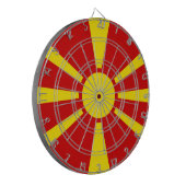 北マケドニア国旗 ダーツボード (正面左)