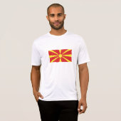 北マケドニア国旗 Tシャツ (正面フル)
