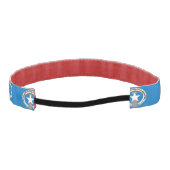 北マスリップまたは滑ることリアナ国旗を持つノンヘッドバンド アスレチックヘッドバンド (裏面)