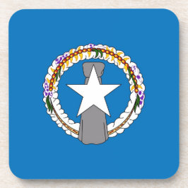 北マリアナの旗を持つ懸命のプラスチックのコースター コースター