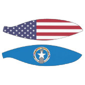 北マリアナ国旗とフルサイズバスケットボール バスケットボール (パネル)