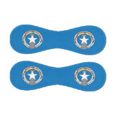 北マリアナ国旗を持つ愛国野球 野球ボール (パネル)