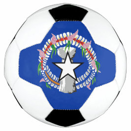 北マリアナ諸島の国旗 サッカーボール
