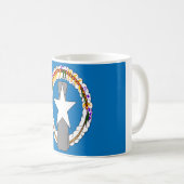 北マリアナ諸島の旗 コーヒーマグカップ (正面右)