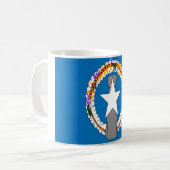 北マリアナ諸島の旗 コーヒーマグカップ (正面左)