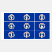 北マリアナ諸島の旗 ラベル (シート)