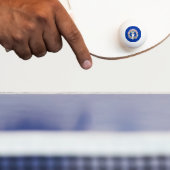 北マリアナ諸島の旗 卓球ボール (パドル)