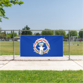 北マリアナ諸島の旗 横断幕 (インサイチュ)