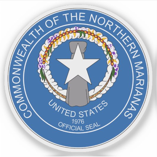 北マリアナ諸島の紋章 シール (正面)