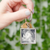 北マリアナ諸島への台風の風刺 キーホルダー (手)