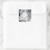 北マリアナ諸島への台風の風刺 スクエアシール (バッグ)