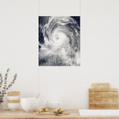 北マリアナ諸島への台風の風刺 ポスター (キッチン)