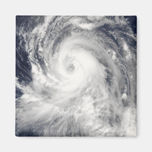 北マリアナ諸島への台風の風刺 マグネット (正面)