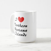 北マリアナ諸島コーヒーマグ大好き コーヒーマグカップ (正面左)