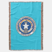北マリアナ諸島シール スローブランケット (正面縦)