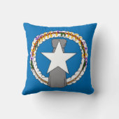 北マリアナ諸島国旗のアメリカのモジョ・ピロー クッション (裏面)