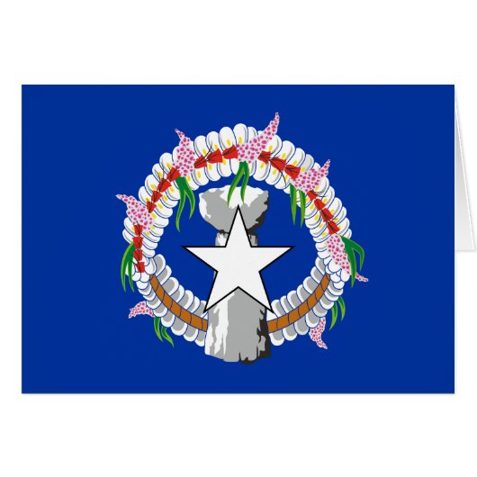 北マリアナ諸島国旗 (正面横)