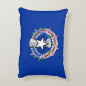 北マリアナ諸島国旗 アクセントクッション (裏面(縦))