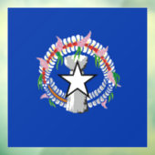 北マリアナ諸島国旗 ウィンドウサイン (シート3)