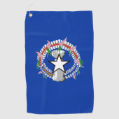 北マリアナ諸島国旗 ゴルフタオル (正面)