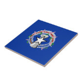 北マリアナ諸島国旗 タイル (側面)