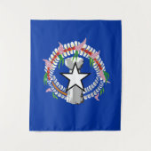 北マリアナ諸島国旗 タペストリー (正面)