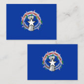 北マリアナ諸島国旗 ノートカード (正面/裏面)