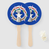 北マリアナ諸島国旗 ハンドファン (正面&裏面)