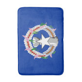 北マリアナ諸島国旗 バスマット (正面縦)