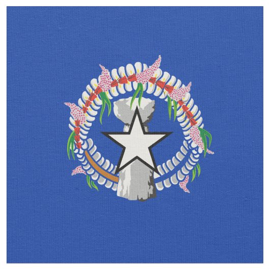 北マリアナ諸島国旗 ファブリック (クローズアップ)