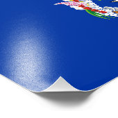 北マリアナ諸島国旗 フォトプリント            (角)