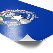 北マリアナ諸島国旗 フォトプリント            (角)