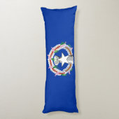 北マリアナ諸島国旗 ボディピロー (裏面 (縦))