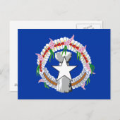 北マリアナ諸島国旗 ポストカード (正面/裏面)