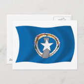 北マリアナ諸島国旗 ポストカード (正面/裏面)