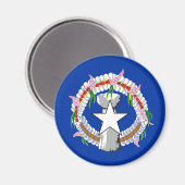 北マリアナ諸島国旗 マグネット (正面/裏面)