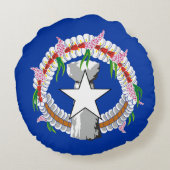 北マリアナ諸島国旗 ラウンドクッション (裏面)