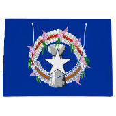 北マリアナ諸島国旗 ラージペーパーバッグ (正面)