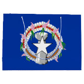 北マリアナ諸島国旗 ラージペーパーバッグ (裏面)