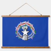 北マリアナ諸島国旗 吊り下げ型タペストリー (正面)