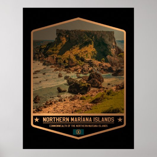 北マリアナ諸島 ポスター (正面)