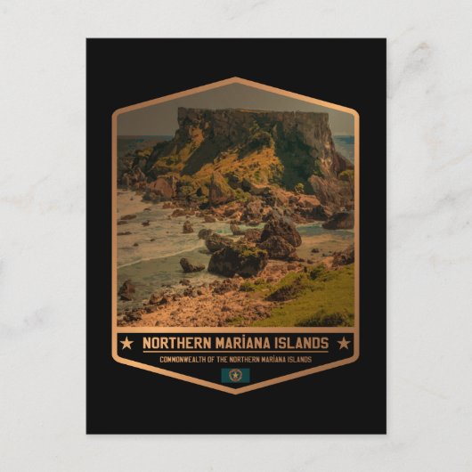 北マリアナ諸島 ポストカード (正面)