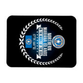 北マリアナ諸島 マグネット (横)