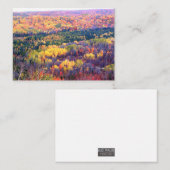 北ミシガンの秋 – ノートカード (正面/裏面)