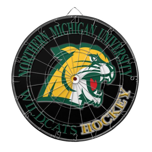 北ミシガン大学ホッケーダートボード ダーツボード (正面)