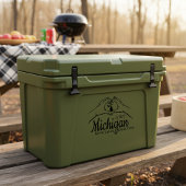 「北ミシガン州」ハートハンズステッカーシート シール