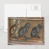 北ミッドランズの動物の名前を付けるアダム ポストカード (正面/裏面)