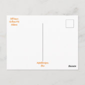 北ミネソタの高い木/秋のはがき ポストカード (裏面)